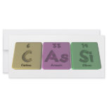 Cassi as Carbon Arsenic  Silicon Rack Card Design