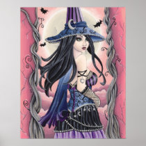 Cassia - Gothic Witch Poster
