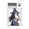 Cassia - Witch Postage Stamp by nikkiburnette Cassia - Witch Postage Stamp