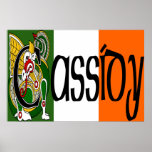 Cassidy Celtic Dragon Poster Print