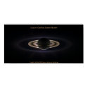 Cassini Catches Saturn Backlit posters