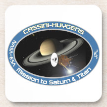 CASSINI - HUYGENS: Mission to Saturn & Titan Drink Coaster