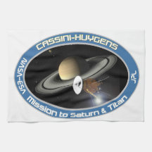 CASSINI - HUYGENS: Mission to Saturn & Titan Hand Towels
