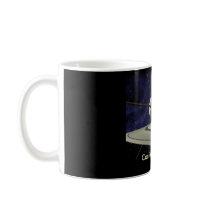 Cassini over Saturn Mug
