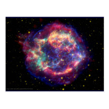 Cassiopeia A Supernova ... Death Becomes Her Post Cards