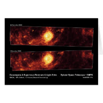 Cassiopeia A Supernova Remnant & Light Echo NASA cards