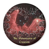 Cassiopeia Nebula - Magnet #4 by bontondesigns Cassiopeia Nebula - Magnet #4