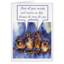 cast all your worries on him cards
