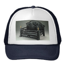 Cast iron fire basket, basic mesh hats