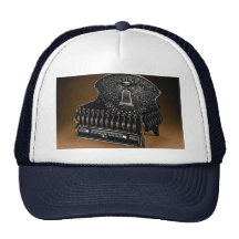 Cast iron fire basket, high back hat
