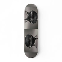 Cast iron fire basket, oval design skateboard decks