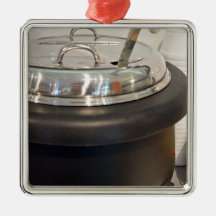 Cast Iron soup kettle Christmas Ornaments