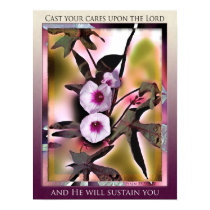 Cast Your Cares canvas print by dollargrafix Cast Your Cares canvas print