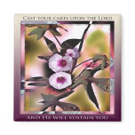 Cast Your Cares magnet