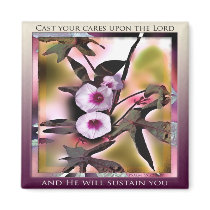 Cast Your Cares magnet