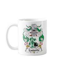 Castanho Family Crest mugs