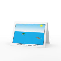 Castaway Greeting Card by bad_Onions Castaway Greeting Card
