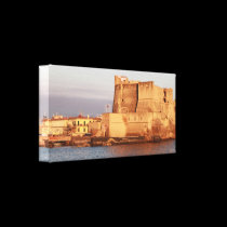 Castel d'Ovo, downtown Naples, Italy canvas prints