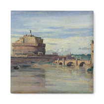 Castel Sant' Angelo and the River Tiber, Rome Magnet