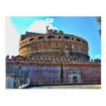 Castel Sant'Angelo castle postcard