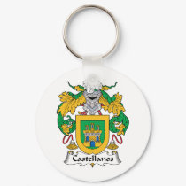 Castellanos Family Crest keychains