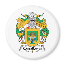Castellanos Family Crest magnets
