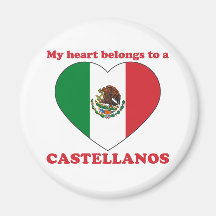 Castellanos Refrigerator Magnets