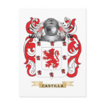 Castilla Coat of Arms Post Card