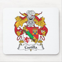 Castilla Family Crest mousepads