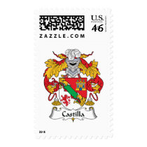 Castilla Family Crest postage