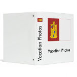 Castilla-La Mancha flag Vinyl Binders