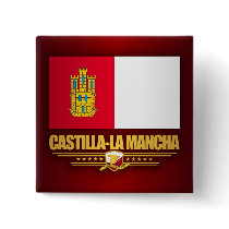 Castilla-La Mancha Flag Button