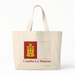 Castilla-La Mancha flag with name bags