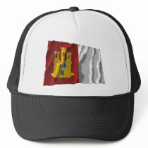 Castilla-La Mancha waving flag Trucker Hats