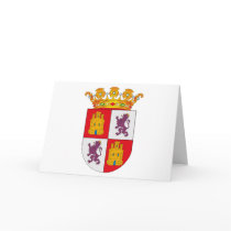 Castilla Y Leon Coat of Arms Greeting Card
