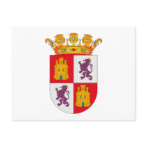 Castilla Y Leon Coat of Arms Postcard