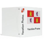 Castilla y León flag Vinyl Binder
