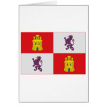 Castilla y León flag cards