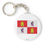 Castilla y León flag Key Chain
