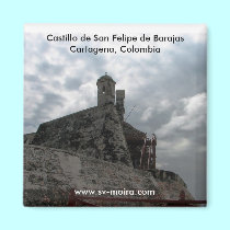 Castillo de San Felipe de Barajas Cartagena, Colom magnets