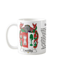 Castillo Family Coat of Arms Mug by NemethArt Castillo Family Coat of Arms Mug