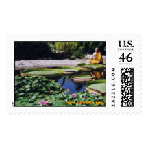 Casting a monk's shadow stamps