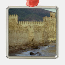 Castle, built by the Crusaders Christmas Ornaments