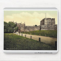 Castle, Carlisle, England vintage Photochrom Mouse Pad
