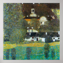 Castle Chamber at Attersee II by Gustav Klimt Poster