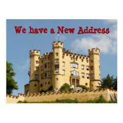 Castle Change of Address We Moved Postcards