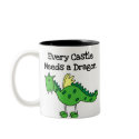 Castle Dragon mugs