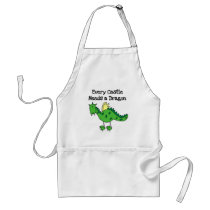Castle Dragon Tshirts and Gifts aprons