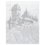 Castle Fantasy Notebook Paper Letterhead Template