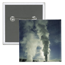 Castle Geyser ,Yellowstone National Park Button